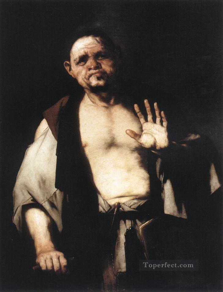 哲学者クラテテス バロック ルカ ジョルダーノ油絵
